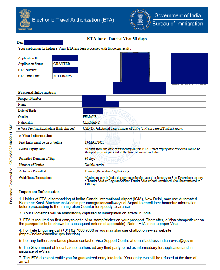 India E Visa Online Visa Application And Requirements