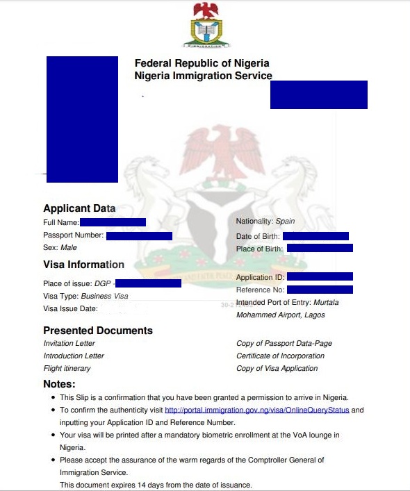 Nigeria e-Visa | Apply for Nigerian Visa Online